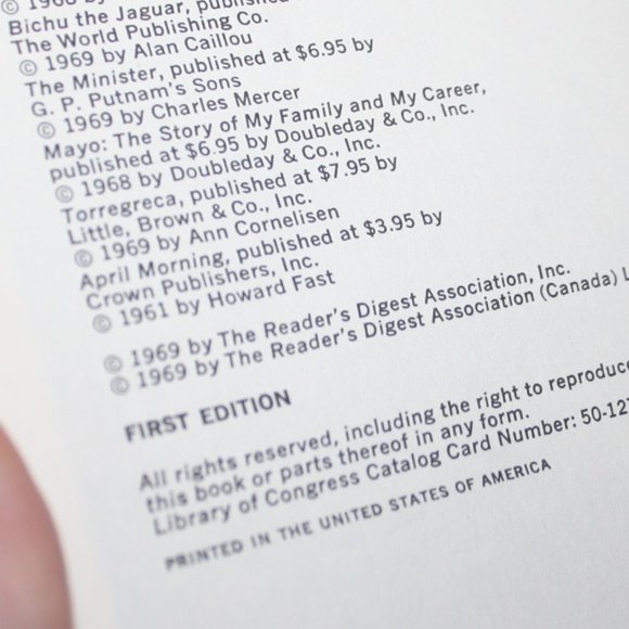 Vintage Readers Digest Condensed Books 1969 (bL) - Picture 4 of 5